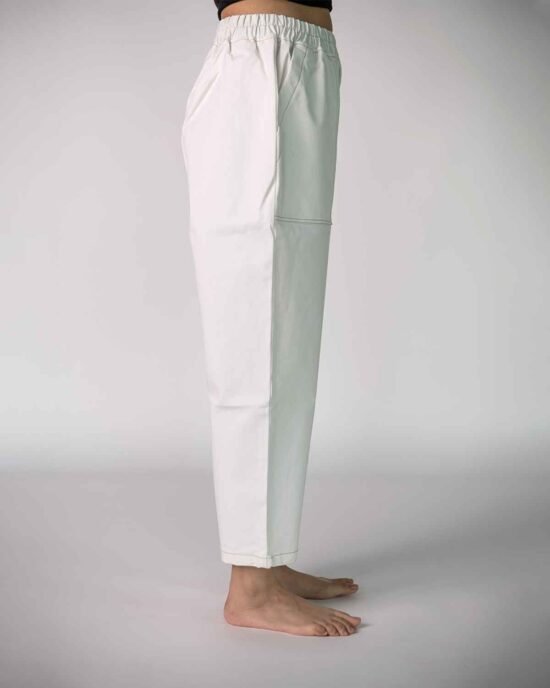Zeda’s unisex all day long denim - White