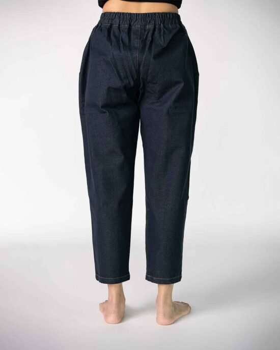 Zeda’s unisex all day long denim - Navy